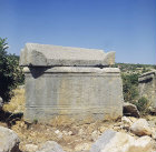 Christian sarcophagus dating from fourth or fifth century AD, ancient Elaiussa Sebaste, Turkey